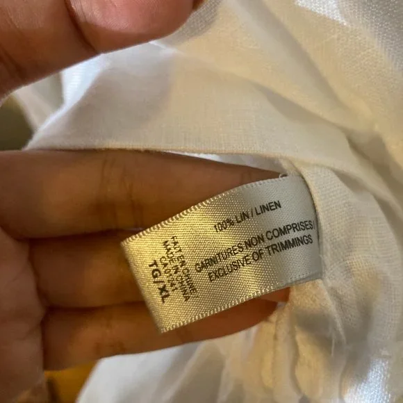 SOLD (xchange )100% LINEN JACKET - Picture 9 of 16